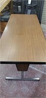Folding table with adjustable height 72 x 30