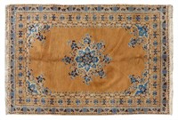 HAND-TIED MOROCCAN MEDALLION RUG, 7'10" X 5'6"