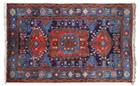 HAND-TIED PERSIAN VISS RUG, 6'7.75" X 4'3"