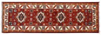 HAND-TIED PERSIAN KAZAK RUNNER, 8'2" X 2'7.5"