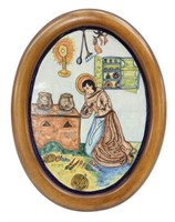 SPANISH COLONIAL STYLE SAN PASQUALE TILE RETABLO