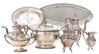 (8) FRENCH & ENGLISH SILVERPLATE TABLEWARE