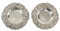 (2) TIFFANY & CO STERLING SILVER ROUND BOWLS