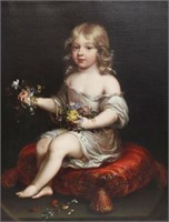 FOLLOWER OF PIERRE MIGNARD PORTRAIT OF A CHILD