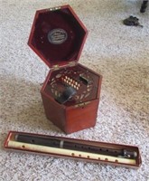 Lachenal & Co. London Accordion in wood box and