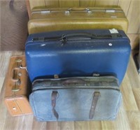 (4) Pieces of vintage luggage including American