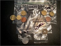 COINS FROM FRANCE-ITALY-SPANISH EUROS-EUROS