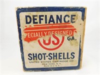US Defiance 20 ga. Shotgun Shells & Box