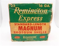 Remington Express 16 ga. Shotgun Shells & Box