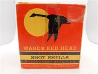 Wards Red Head 20 ga. Shotgun Shells & Box