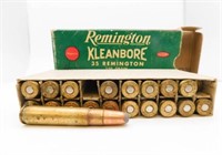 Remington Kleanbore 35 Rem. Ammo & Box
