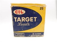CIL Target Loads 28 ga. Shotgun Shells & Box