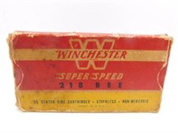 Winchester Super Speed 218 Bee Ammo, Brass & Box