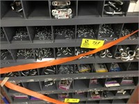 middle 1/3 (32 sections) - I bolts, various sizes,