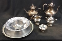ASSORTED SILVER PLATE, PAUL REVERE REPRO