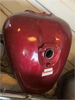 Motorcycle gear & parts incl. helmets, gas tank,