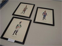 Set of 3 - Historical Military Pictures