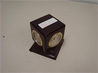 Wooden Desk Clock/Hygrometer/Thermometer