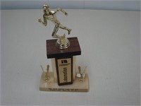 1988 5th Lobo Fun 10K Run - 2nd Place Trophy