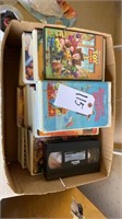 Box of VHS Disney Classics