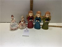 5 Ceramic Figurines