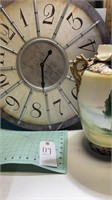Vintage Vase And Clock