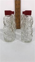 6  BO-BO the Clown bottles-4 oz bottles