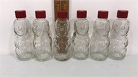 6  BO-BO the Clown bottles-4 oz bottles