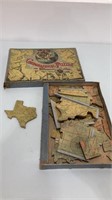 Antique Geographical puzzle