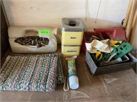 Lot Of Bolts/Screws & Tea/Coffee Cans