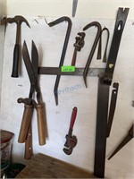 Lot Of Hand Tools - Hammer/Pry Bars & More