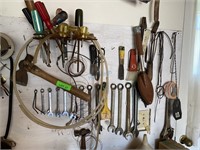 Lot Of Hand Tools - Hatchet/Screw