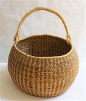 Vintage Pine Needle Native American Basket