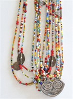 19" Trade Beads Totum Necklace