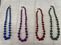 4 Beaded Necklaces