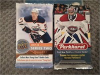 2 UNOPENED HOCKEY PACKS