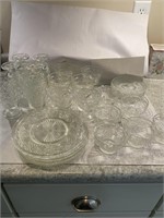 Old Hazel Atlas glass dish set