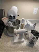 Kitchen Aid stand mixer & attachments