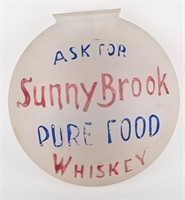 SUNNY BROOK WHISKEY FROSTED GLASS GLOBE