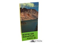1969 Medicine Bow National Forest Wyoming Map