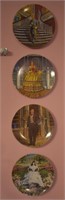 4 pcs. Knowles Gone with the Wind Collector Plates