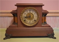 Antique Mantel Clock w/ Key