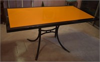 Vintage Enamel-top Dining Table