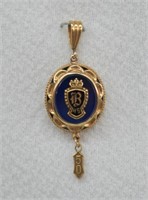 10k Gold High School Class of 1950 Pendant