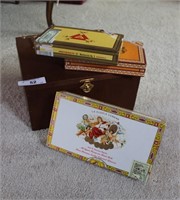 Lot of Vintage Cigar Boxes