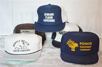 5 pcs. Vintage Trucker Hats - Travel & Advertising