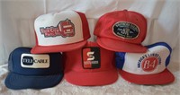 5 pcs. Vintage Trucker Hats - 84 Lumber + More