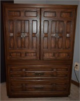 Vintage Armstrong Family First Armoire