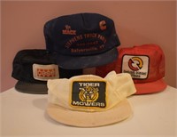 4 pcs. Vintage Advertising Trucker Hats - Case