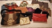 Large Lof of Vintage Handbags - Some Hand Made
